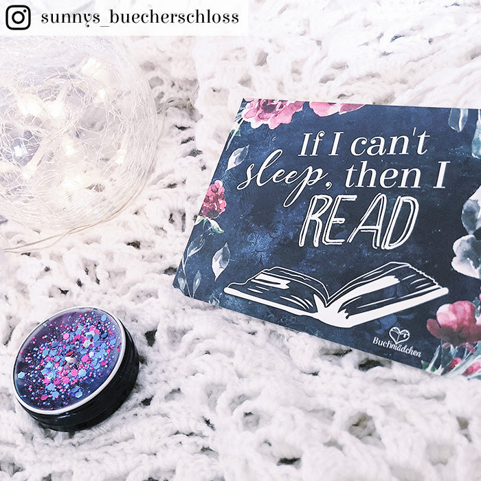 Postkarte »If i can't sleep, then i read«