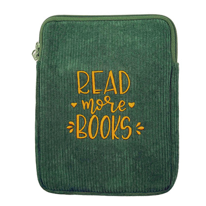 E-Reader Tasche aus Kordstoff »Read More Books«