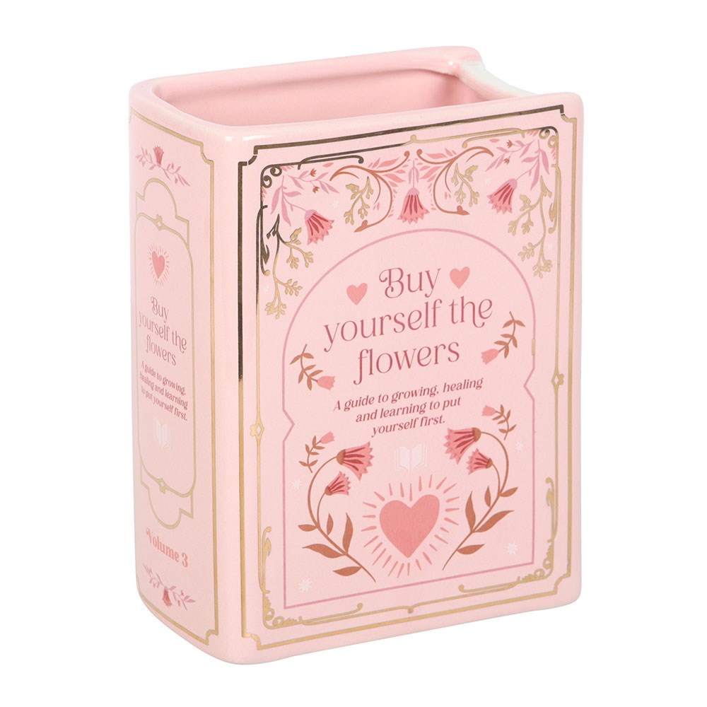 Buchvase »Buy yourself the flowers«