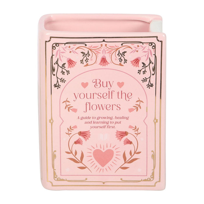 Buchvase »Buy yourself the flowers«