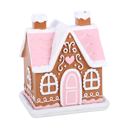 Räucherkegelhalter »rosa Lebkuchenhaus«