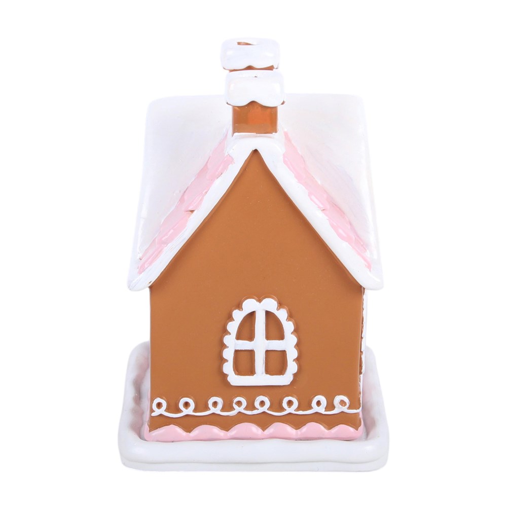 Räucherkegelhalter »rosa Lebkuchenhaus«