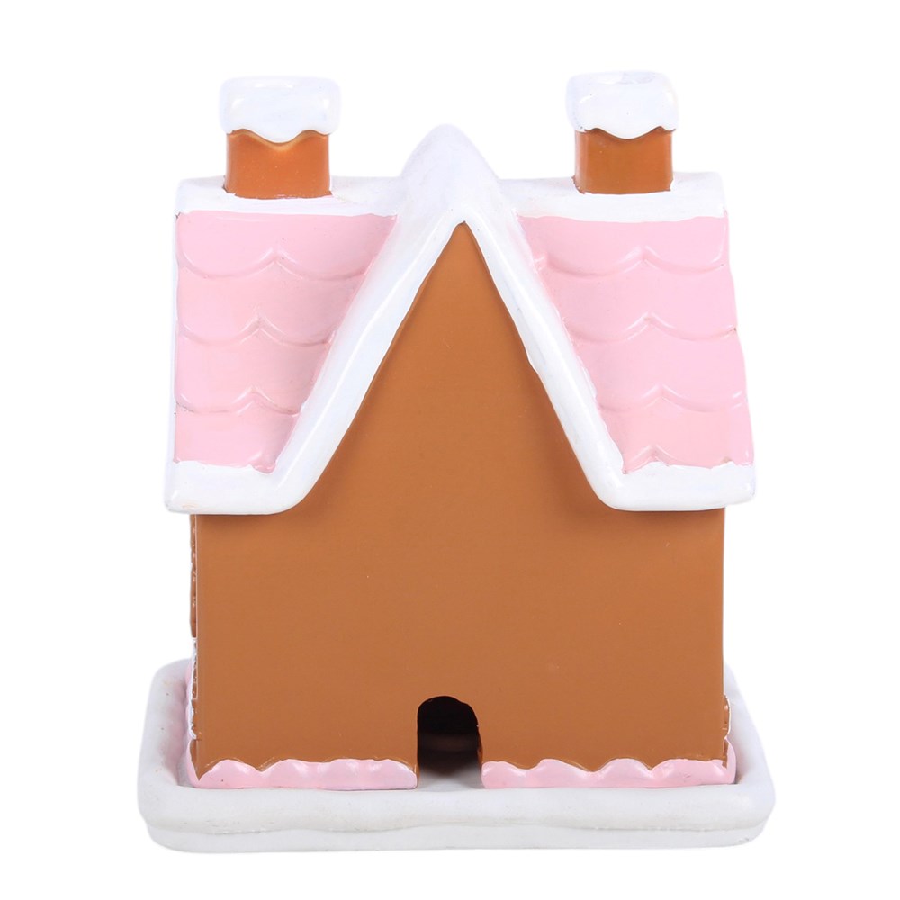 Räucherkegelhalter »rosa Lebkuchenhaus«