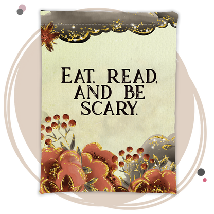 Buchtasche »eat, read, be scary«