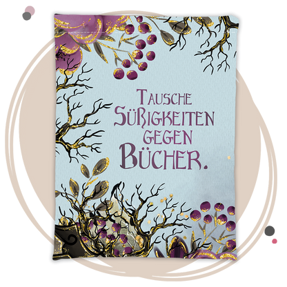 Buchtasche »Süßigkeiten gegen Bücher«