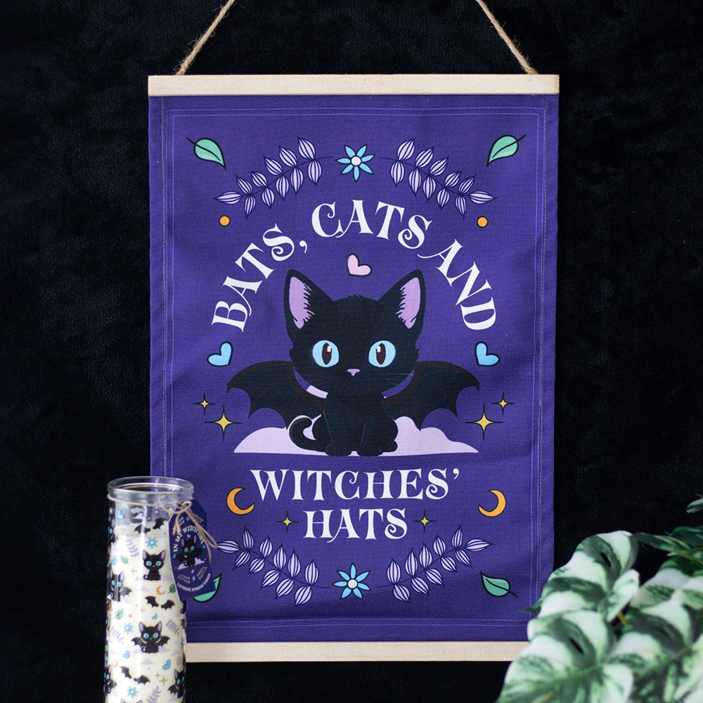 Pinflag »Bats, Cats & Witches Hats«
