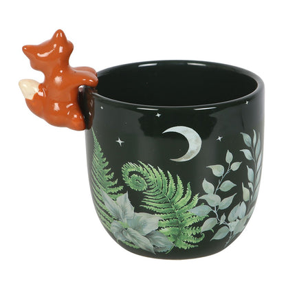 Blumentopf Dark Forest mit Fuchs