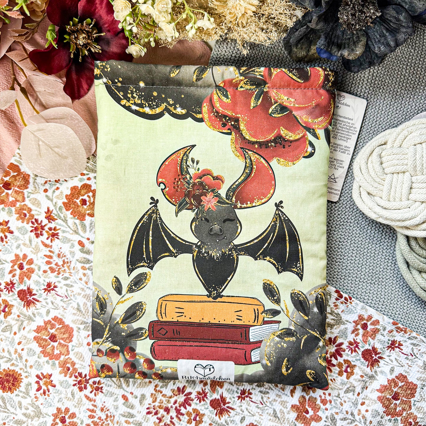 Buchtasche »eat, read, be scary«