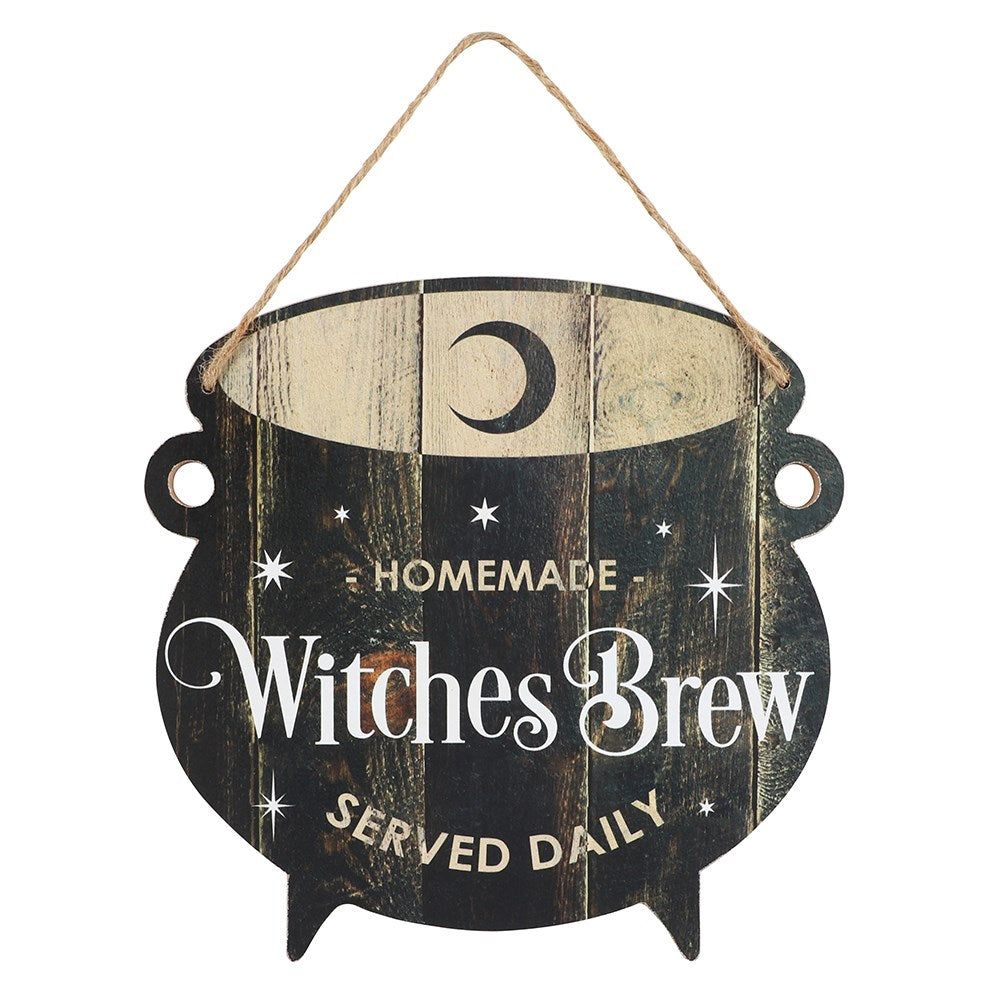 Schild »Witches Brew«