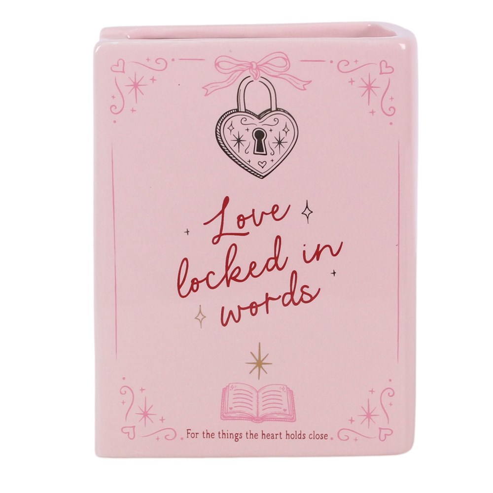 Buchvase »Love Locked in Words«