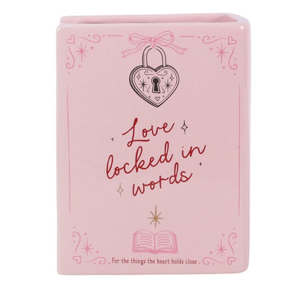Buchvase »Love Locked in Words«