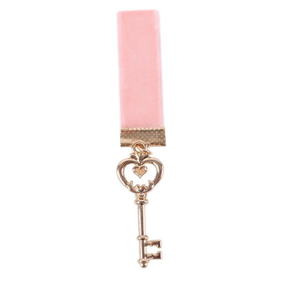 Lesezeichen aus Samtband »Lock and Key«