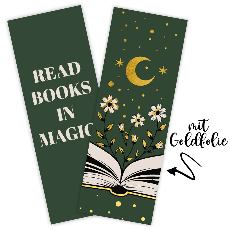 Lesezeichen »Read Books in Magic«