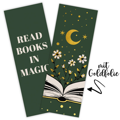 Lesezeichen »Read Books in Magic«