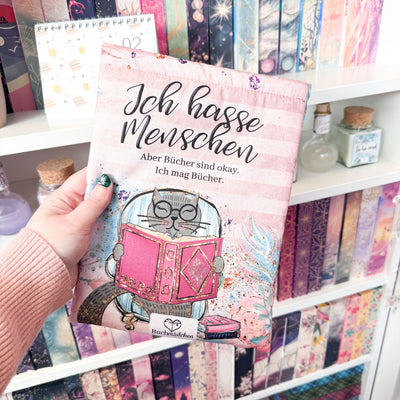 Buchtasche »Ich hasse Menschen«