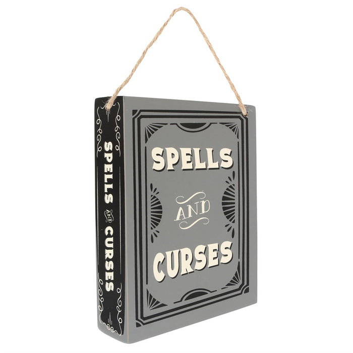 Schild »Spells and Curses«