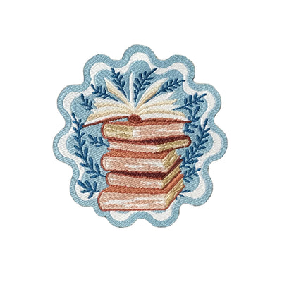 Gewebtes Bügelpatch Booklove