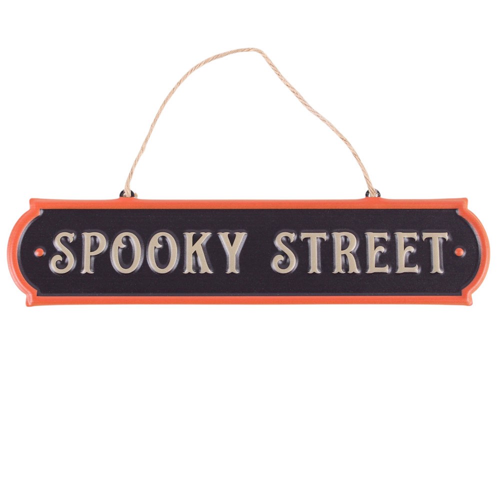 Schild »Spooky Street«