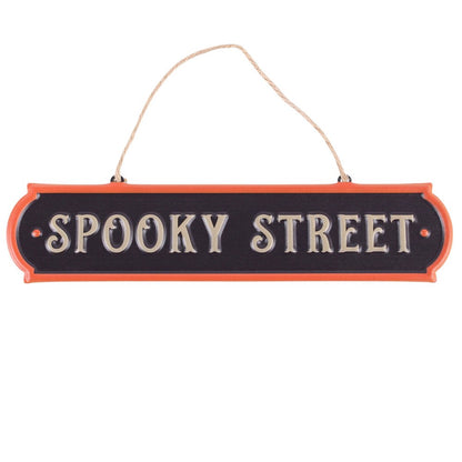 Schild »Spooky Street«