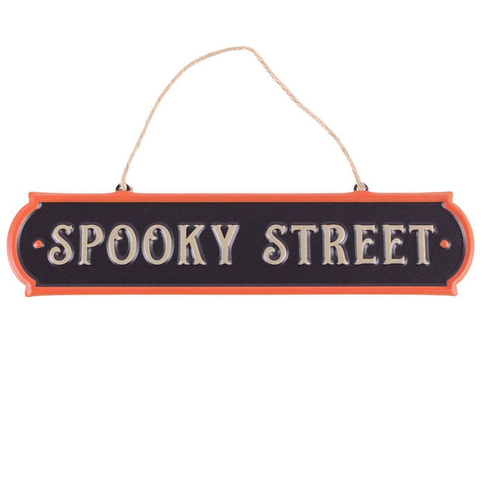 Schild »Spooky Street«