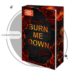 Signierte Farbschnittausgabe »Burn Me Down (1)« [Sofort]