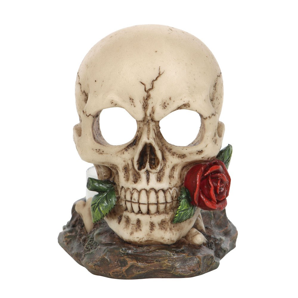 Teelichthalter »Totenkopf«