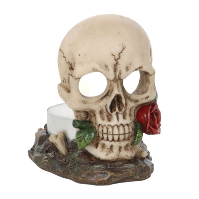 Teelichthalter »Totenkopf«