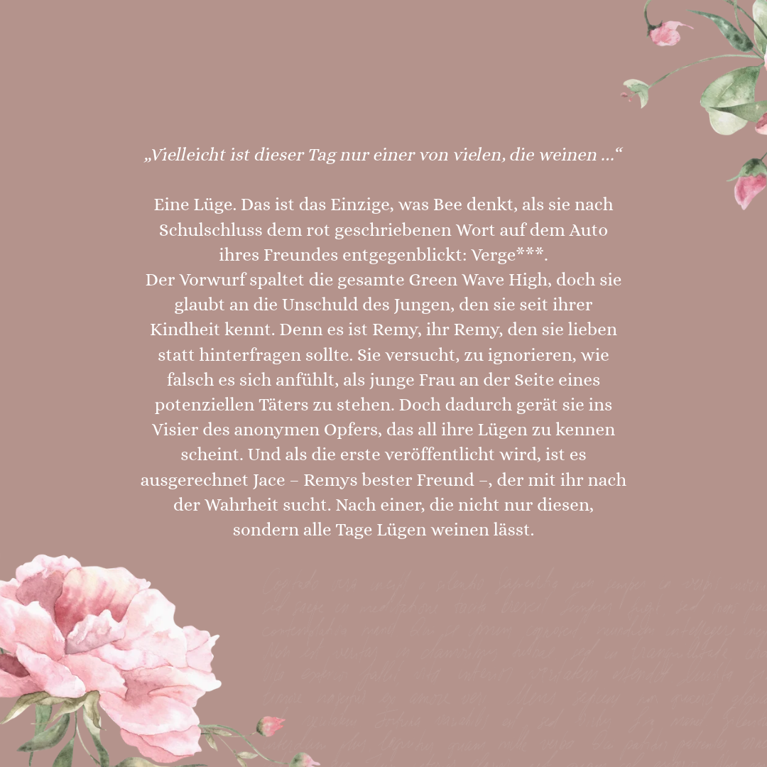 Farbschnittausgabe »Als die Tage Lügen weinten« [Vorbestellung]