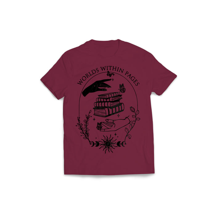 Shirt »Worlds within pages«