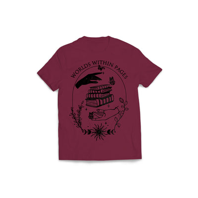 Shirt »Worlds within pages«