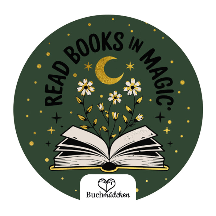 Sticker »Read in magic«