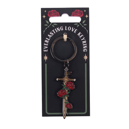 Schlüsselanhänger »Rose and Sword«