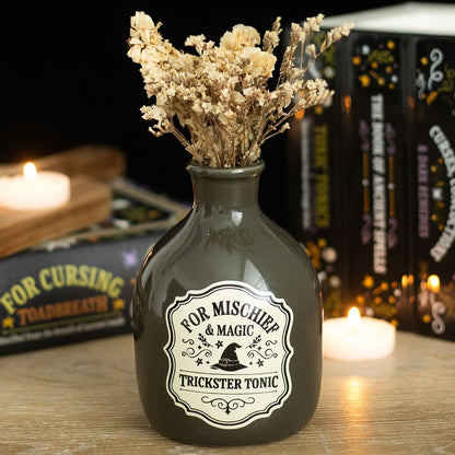 Zaubertrankflasche und Kerzenhalter »For Mischief and Magic«
