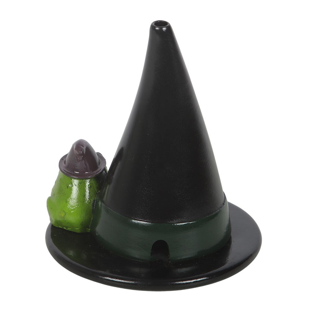 Räucherkegelhalter „Magic Toad and Witch Hat“