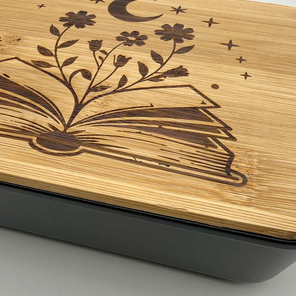 Lunchbox »Read Books in Magic« Schwarz