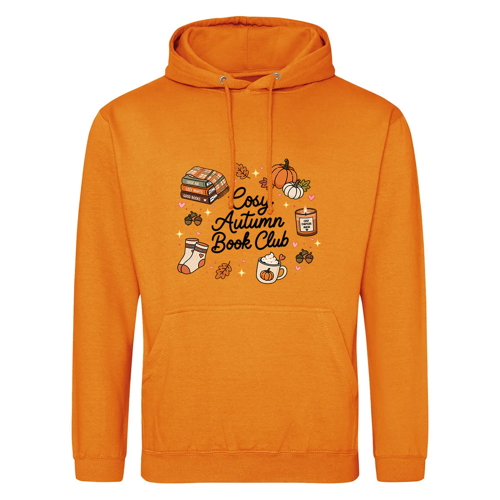 Hoodie »Cosy Autumn Book Club« Pumpkin Orange