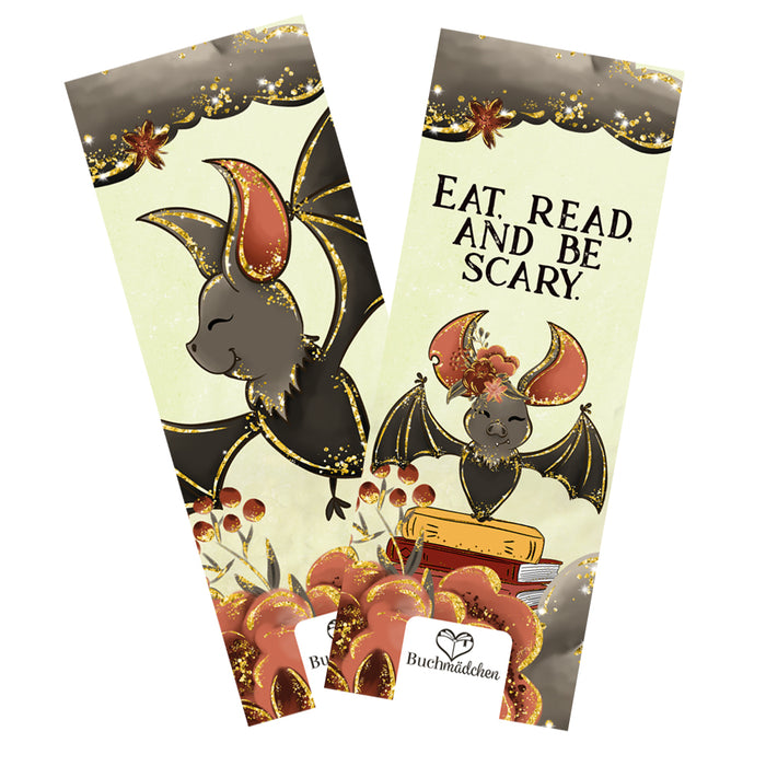 Lesezeichen »Eat, read and be scary«