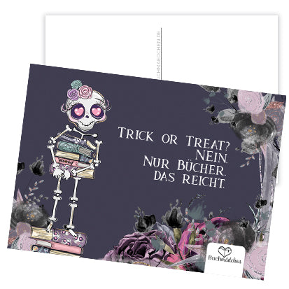 Postkarte »Skelett«