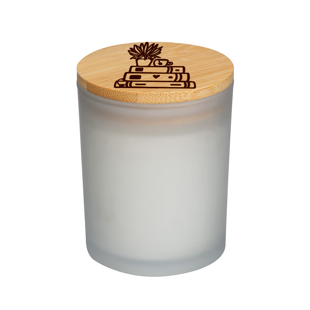 Buchkerze Plant and Books