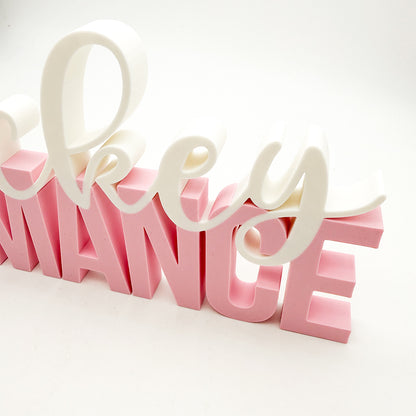 Dekoschild »Hockey Romance« rosa