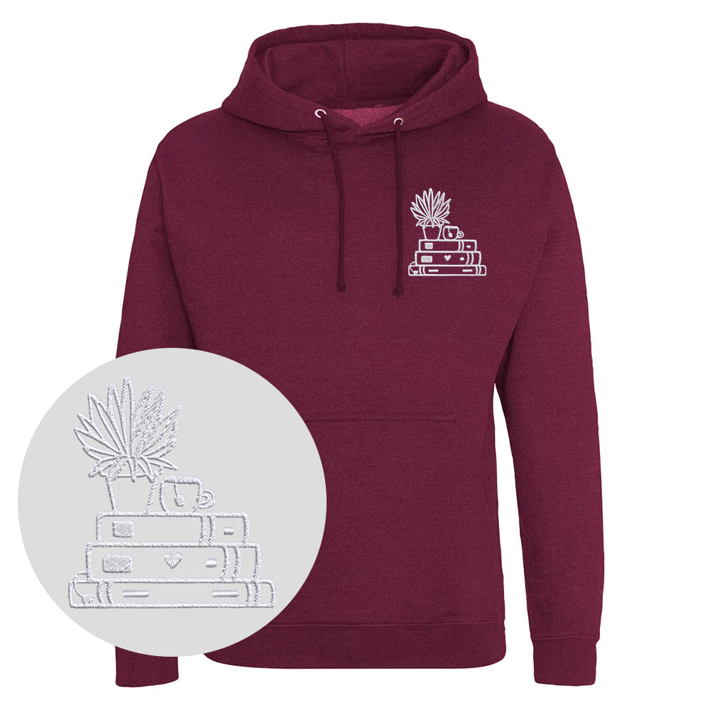 Hoodie »Plant and Books«