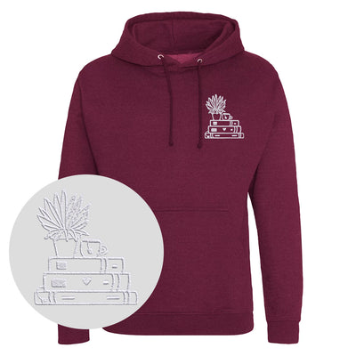 Hoodie »Plant and Books«