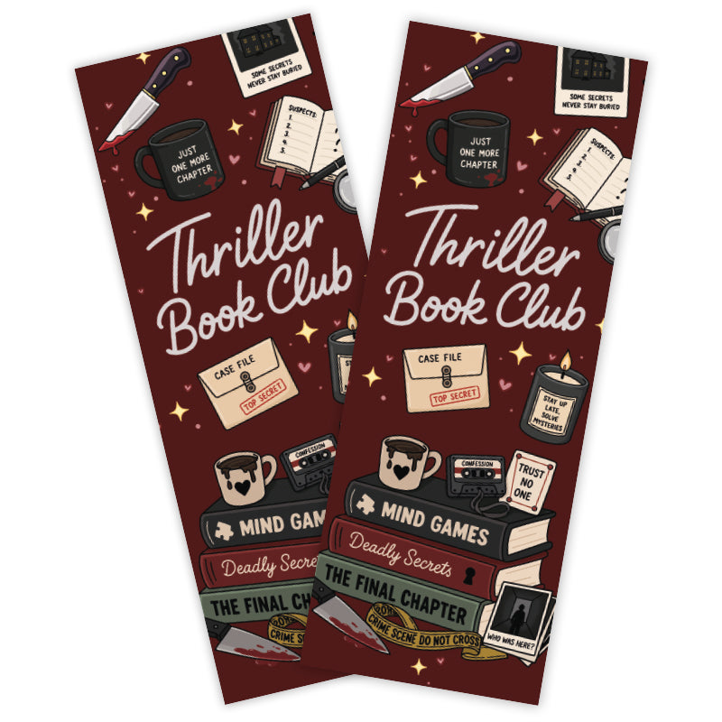 Lesezeichen »Thriller Book Club«