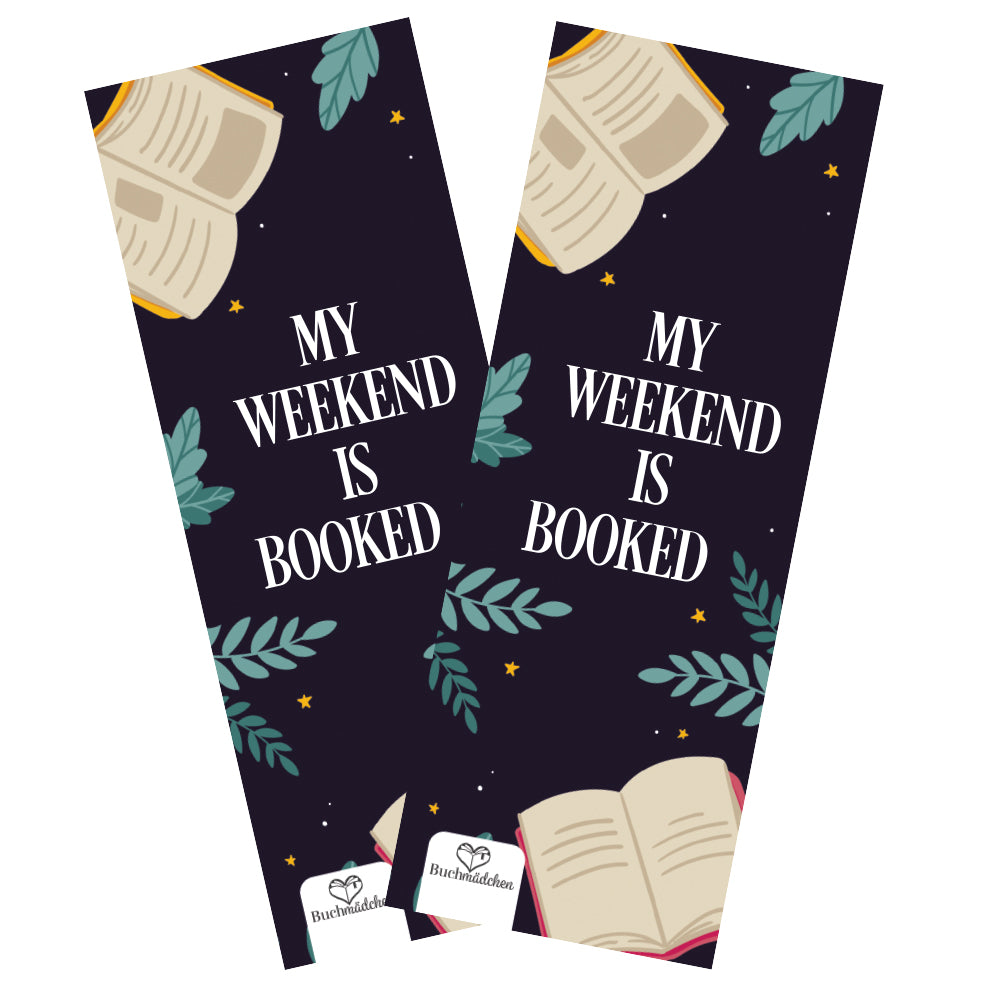 Lesezeichen »Weekend Booked«