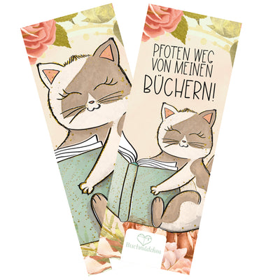 Lesezeichen »Pfoten weg«