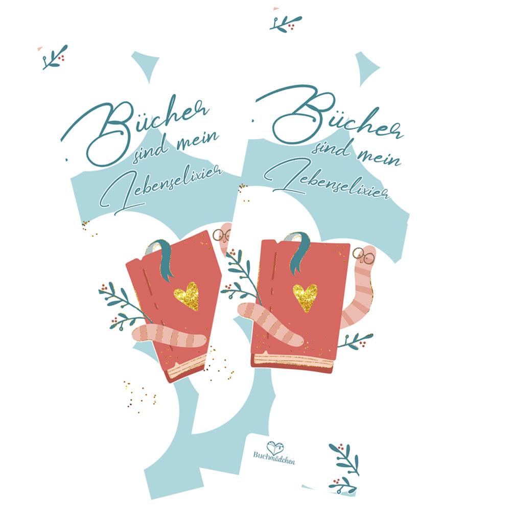 Lesezeichen »Bücherwurm«