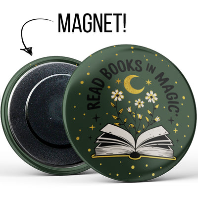 Magnetbutton »Read Books in Magic«
