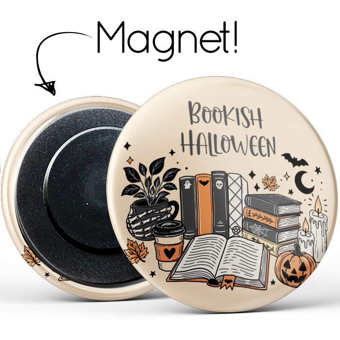 Magnetbutton »Bookish Halloween«