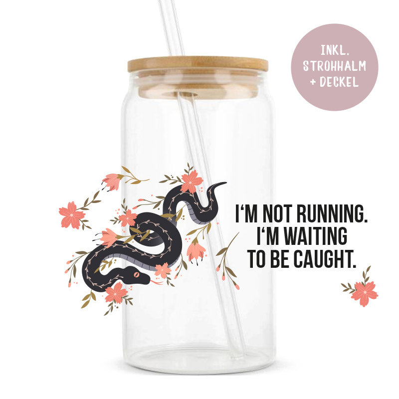 Glastumbler »Not Running«