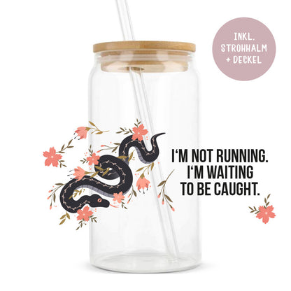 Glastumbler »Not Running«